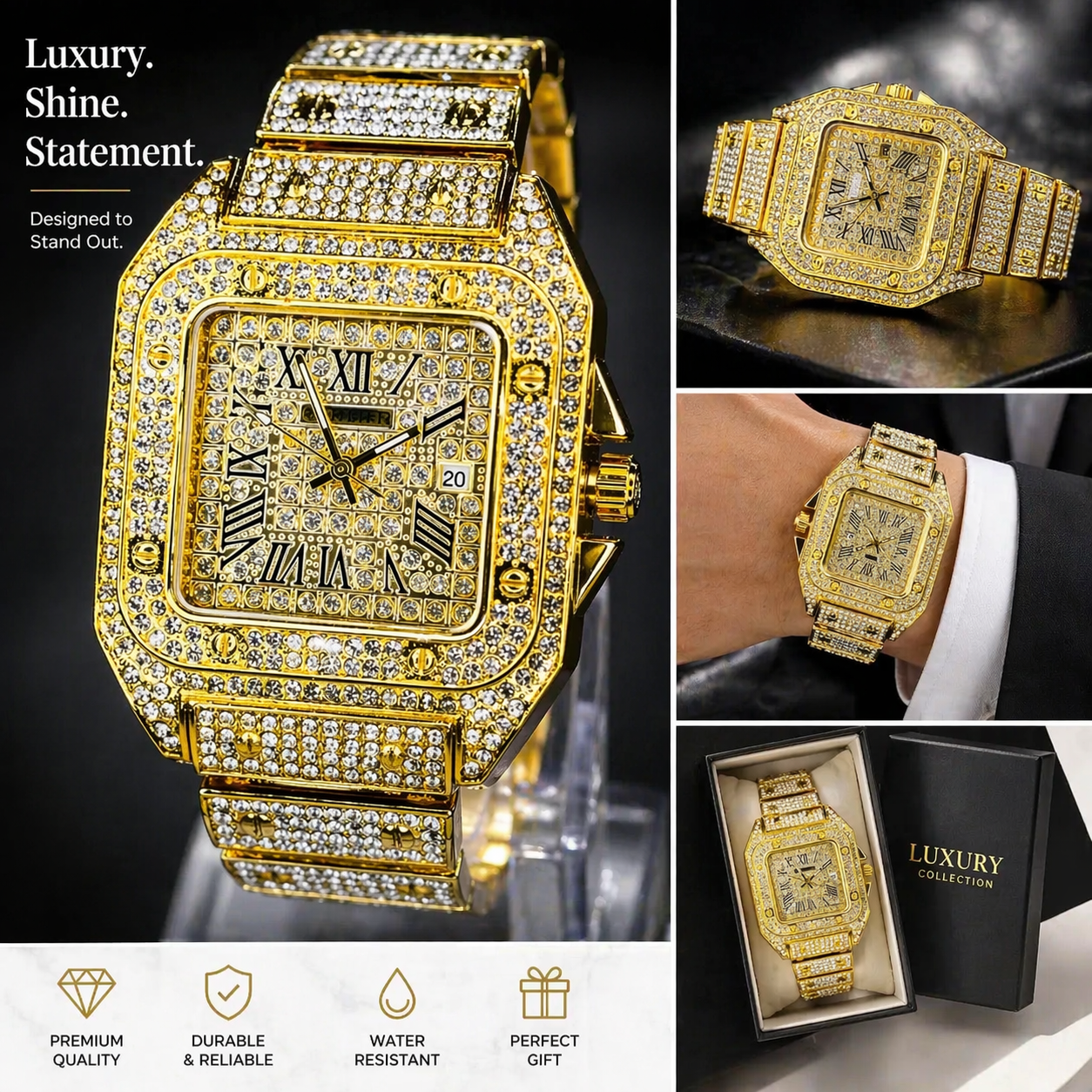 Women Gold Watch