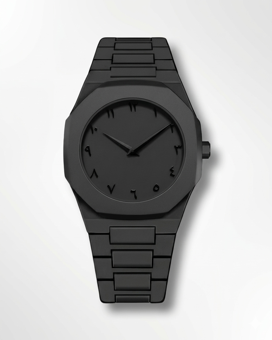 Stainless Steel Arabic Watch