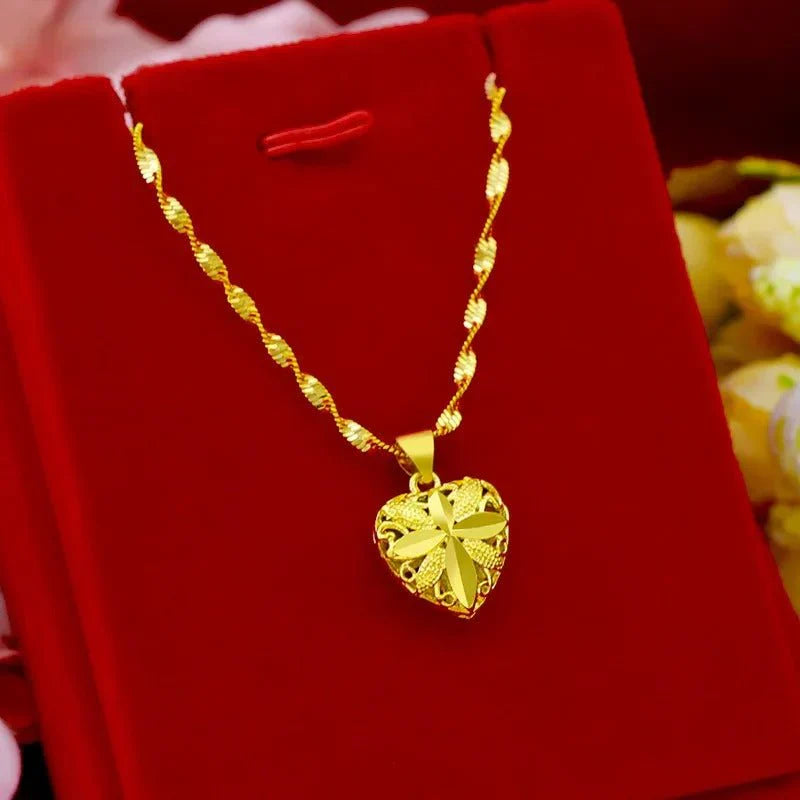 قلادة تذكارية على شكل قلب / Heart Shaped Memorial Necklace