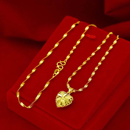 قلادة تذكارية على شكل قلب / Heart Shaped Memorial Necklace