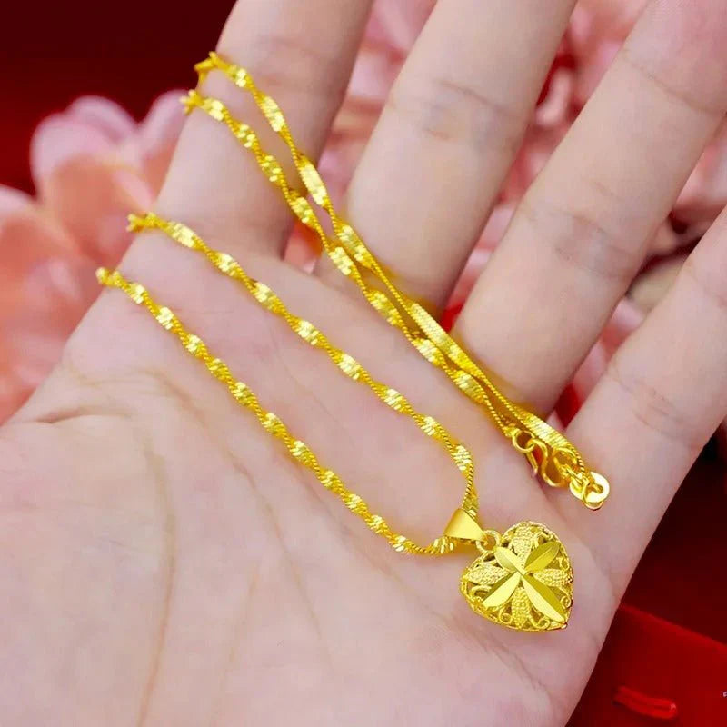 قلادة تذكارية على شكل قلب / Heart Shaped Memorial Necklace