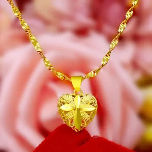 قلادة تذكارية على شكل قلب / Heart Shaped Memorial Necklace