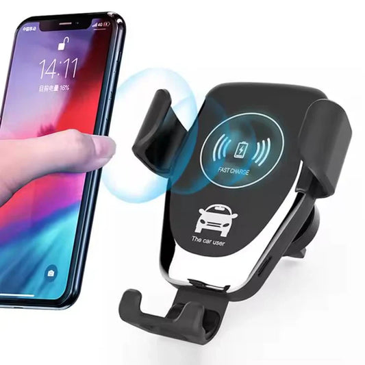 شاحن سيارة لاسلكي ذكي بمستشعر حركة  Auto Clamping Wireless Car Charger