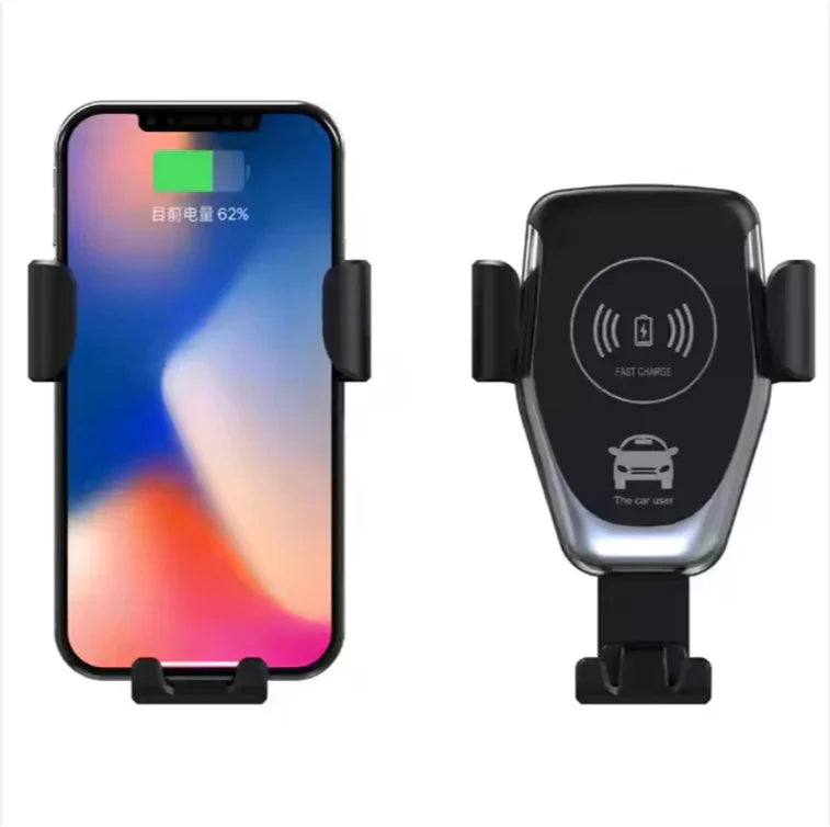 شاحن سيارة لاسلكي ذكي بمستشعر حركة  Auto Clamping Wireless Car Charger