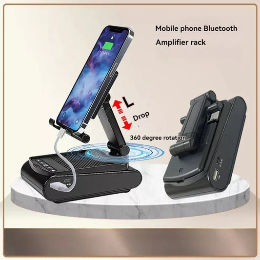 أفضل حامل جوال مع مكبر صوت بلوتوث F15 – عرض مميز لفترة محدودة Best Mobile Holder with Bluetooth Speaker F15